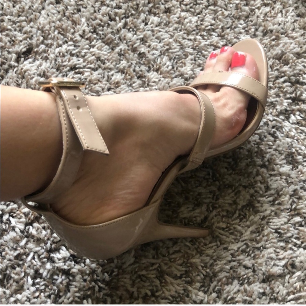 Nude Strappy Steve Madden Heels